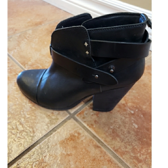 Rag & Bone Harrow booties black leather 35โฆ - Picture 6 of 11